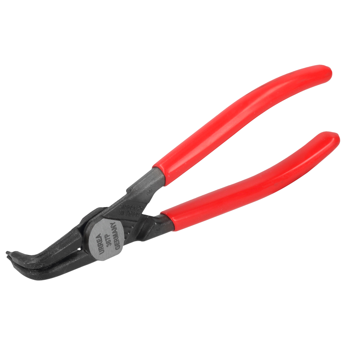 Pinza para anillos de retención con mango rubber grip forjadas tipo interno ángulo de 90°